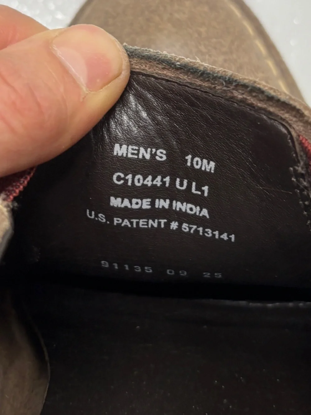 Cole Haan Nike Air Slip On Loafers Brown Leather Men’s 10 Comfort Dress Shoes